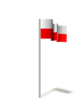 Flag Of Poland In The Wind Clip Art